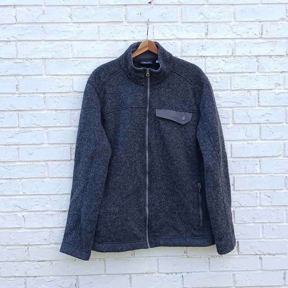 Marmot Poacher Pile Wool Blend Jacket Gray